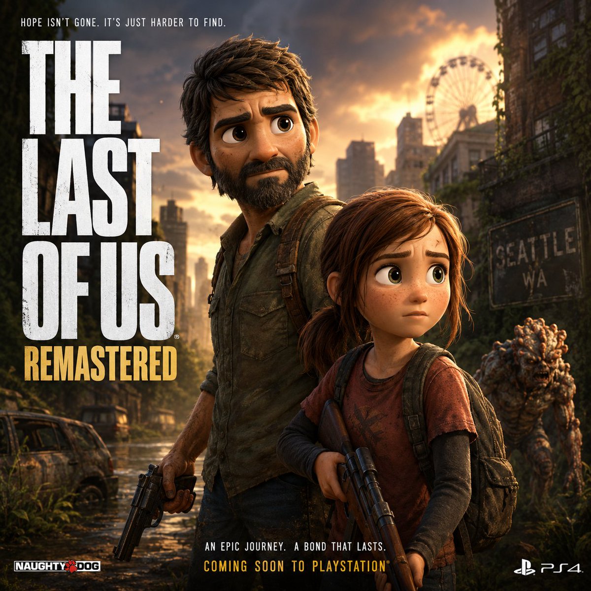 Animated Game Movie Poster