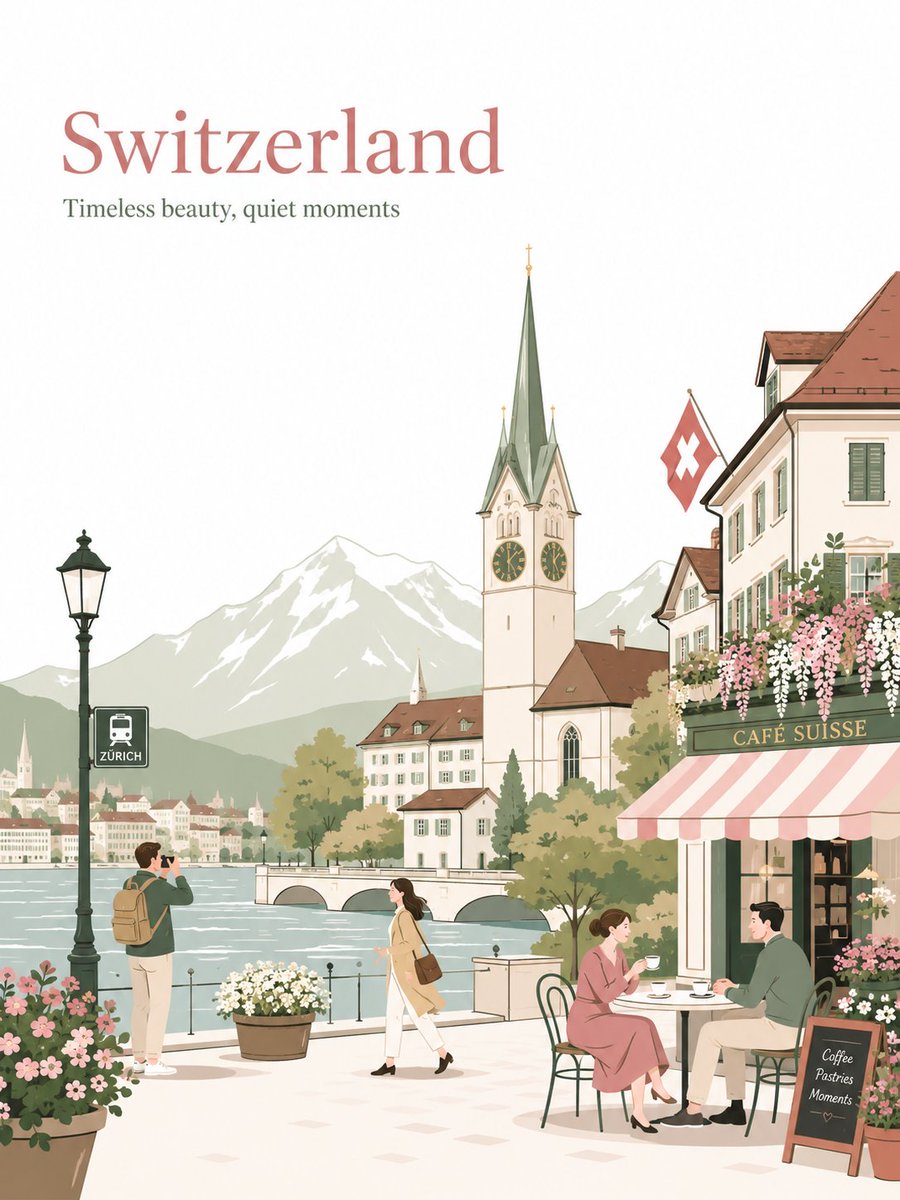 Switzerland Travel Poster