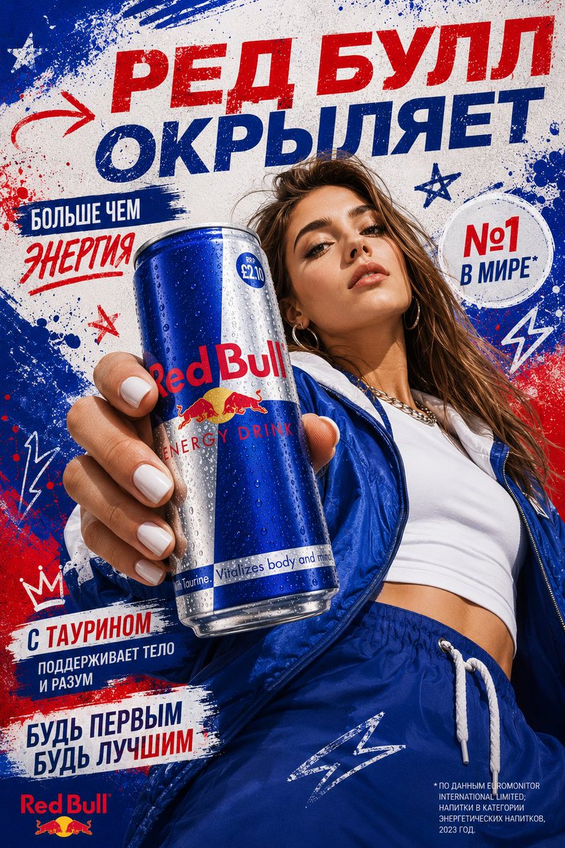 Russian Energy Drink Poster