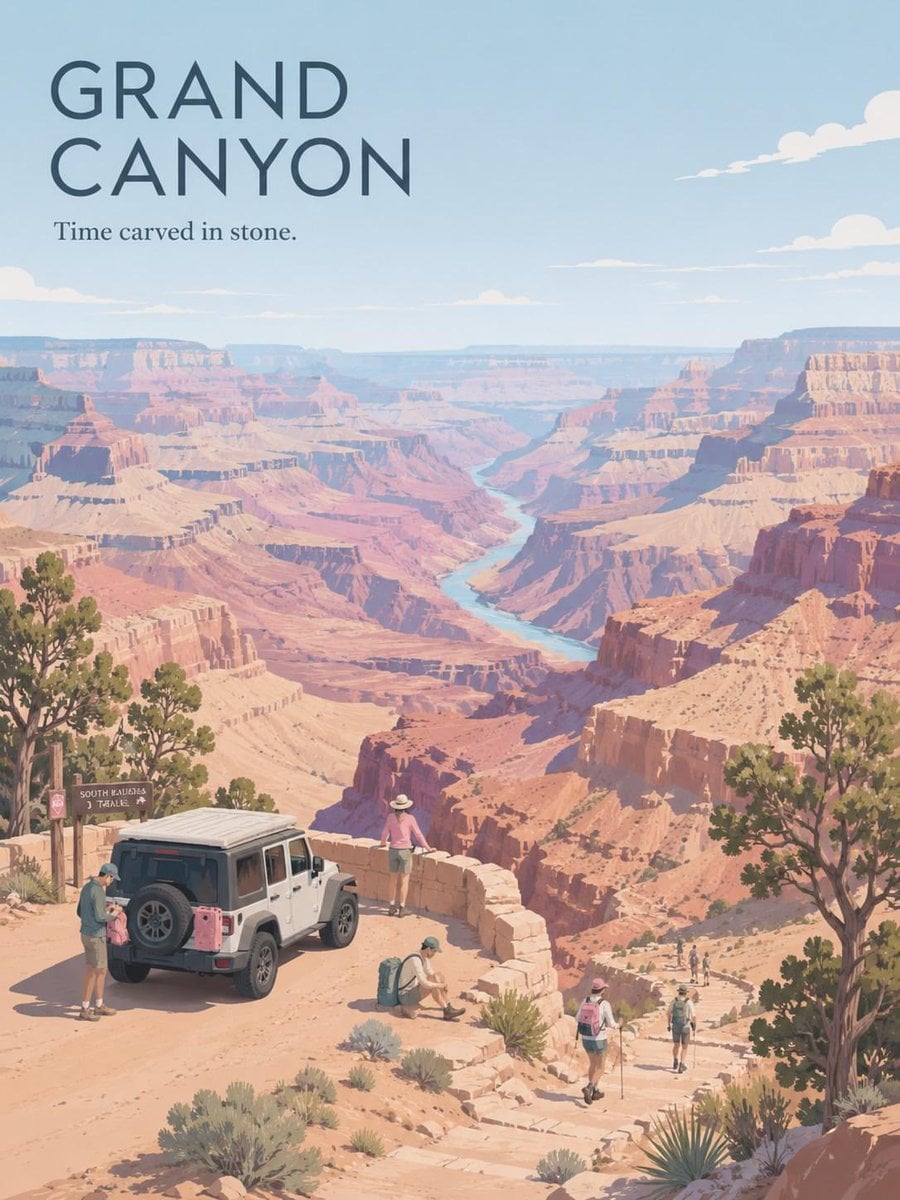 Grand Canyon Travel Poster