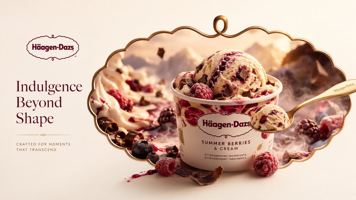 Luxury Ice Cream Poster