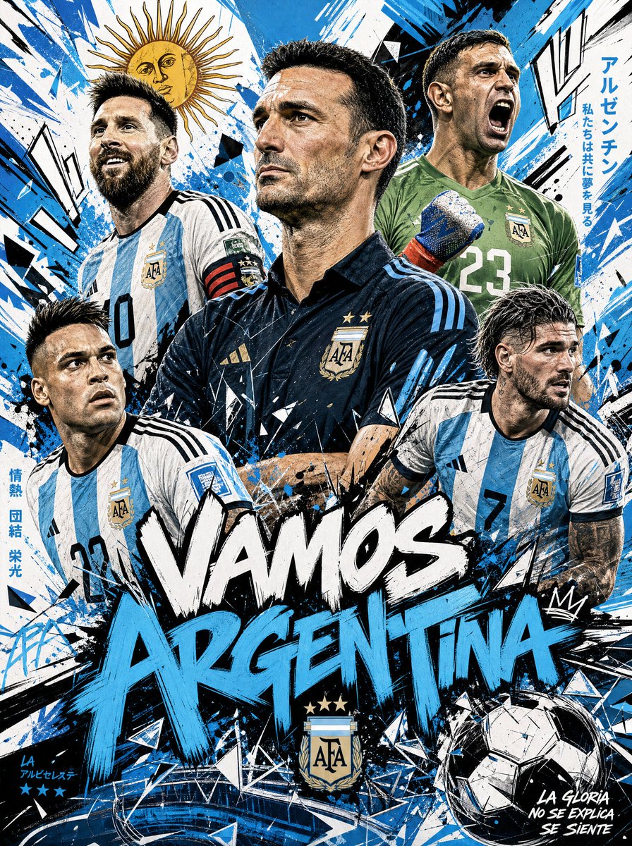 Argentina Football Team Poster