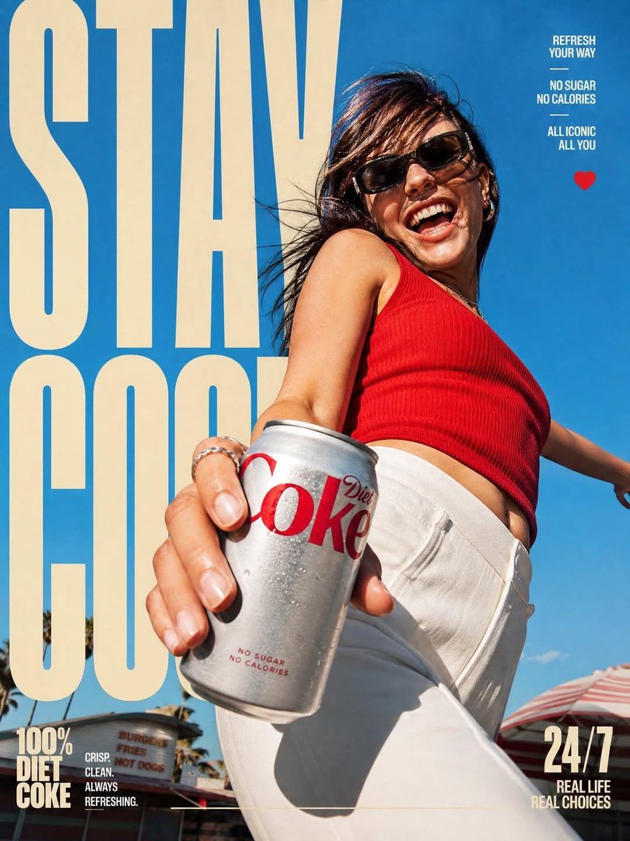 Cropped Soda Action Poster