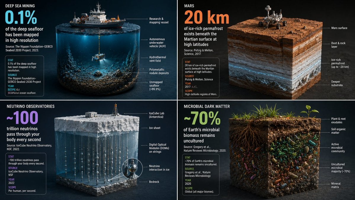 Science Facts Cutaway Grid