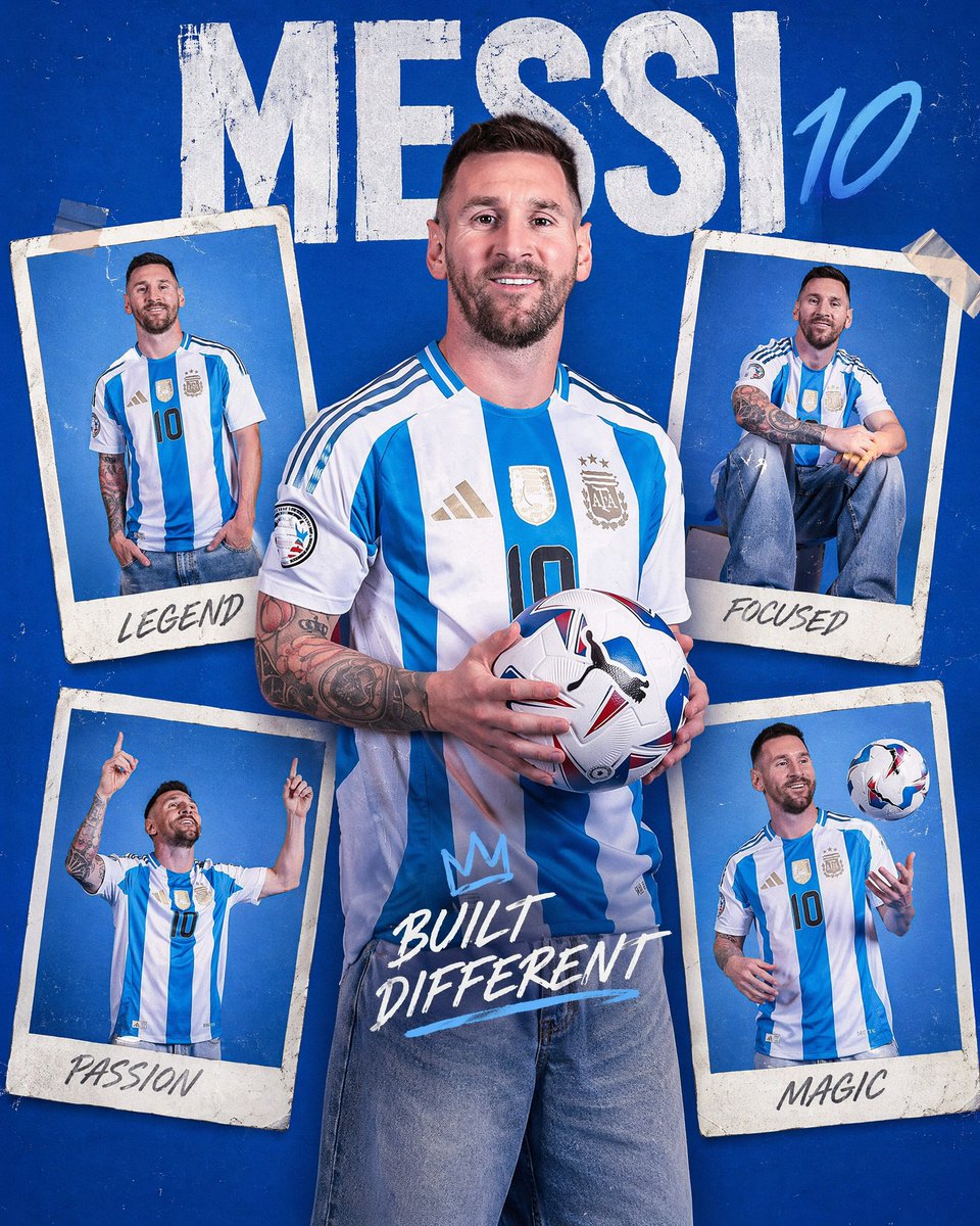Football Star Polaroid Poster