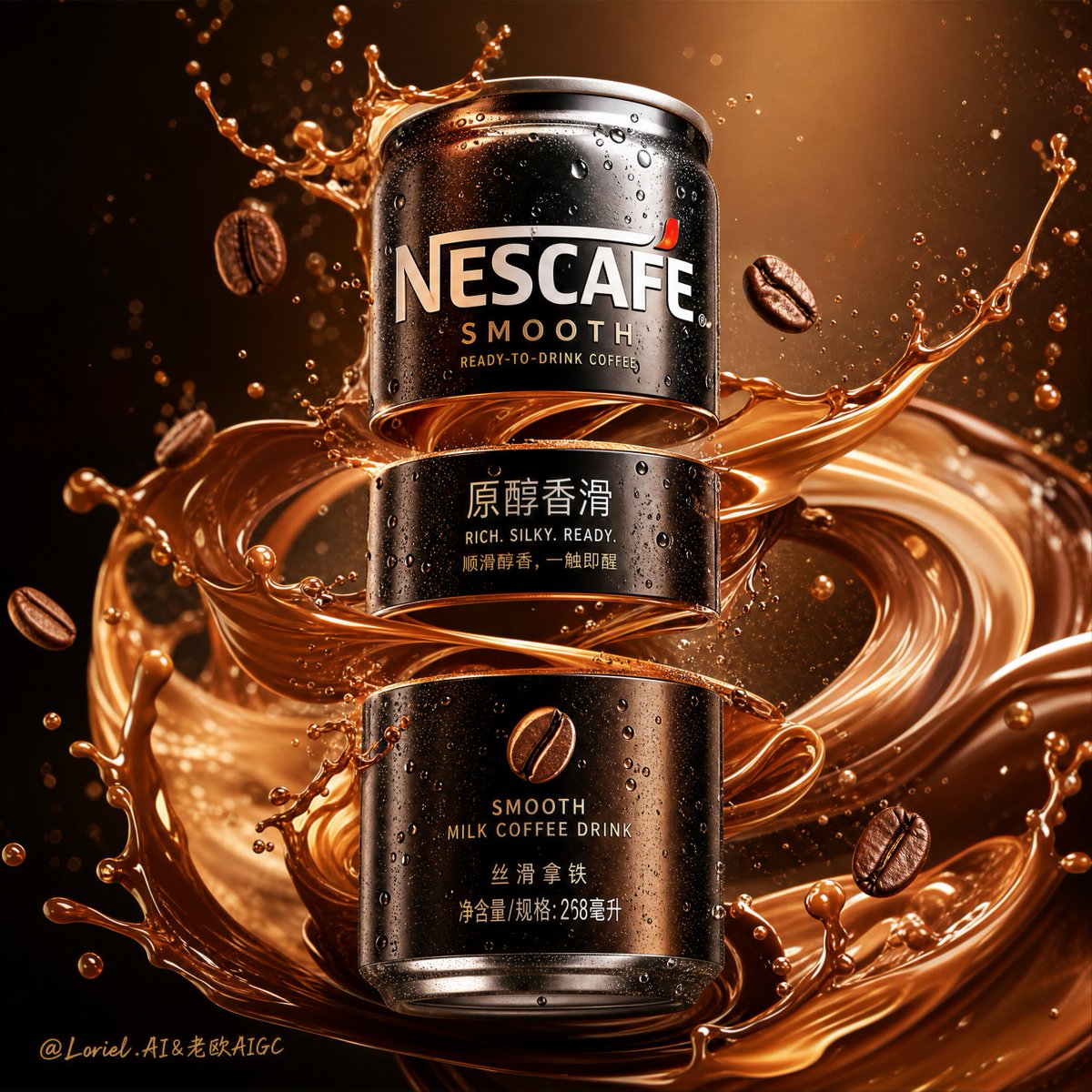 Nescafé Coffee Can Poster