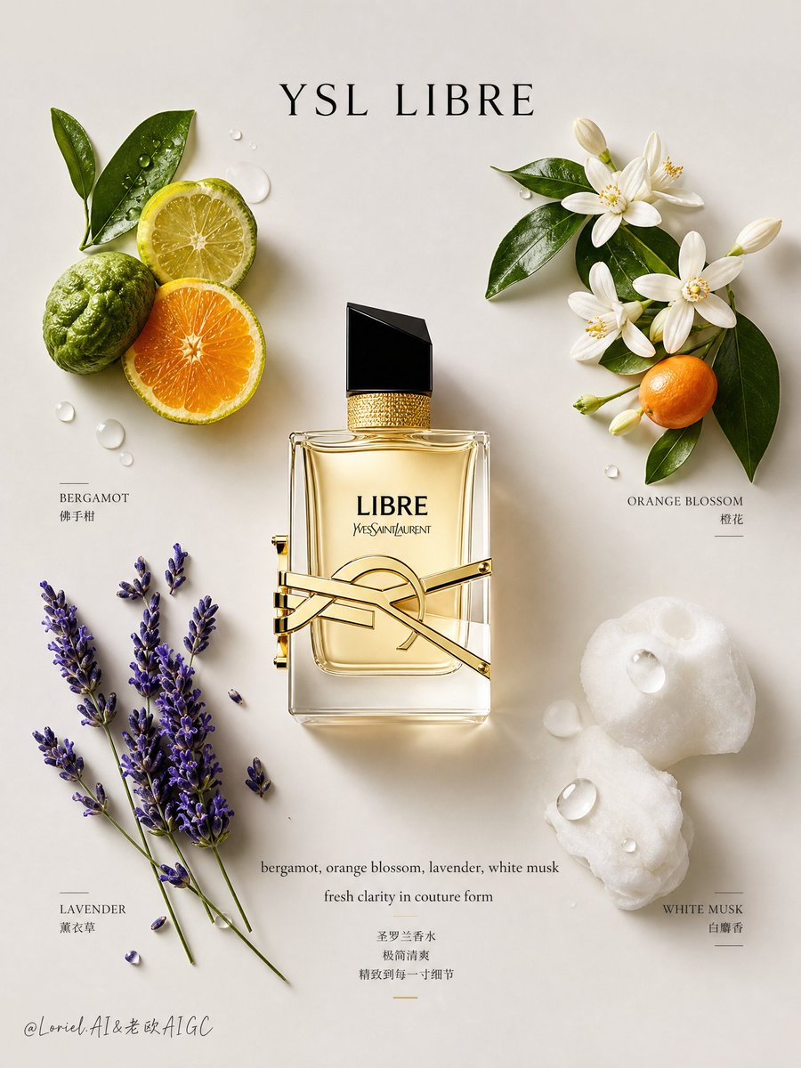 Luxury Perfume Ingredient Flat Lay