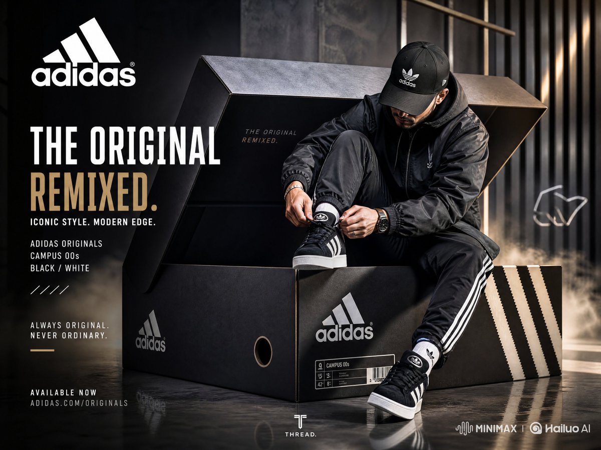 Adidas Sneaker Campaign Poster