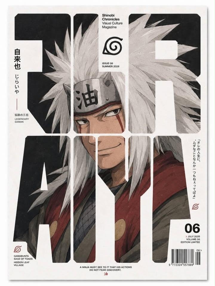 Anime Magazine Cover Poster