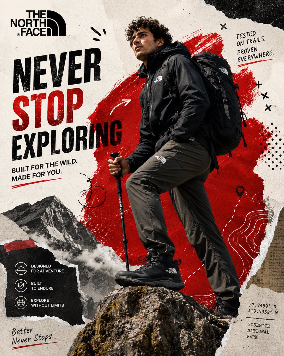 Adventure Sports Collage Poster