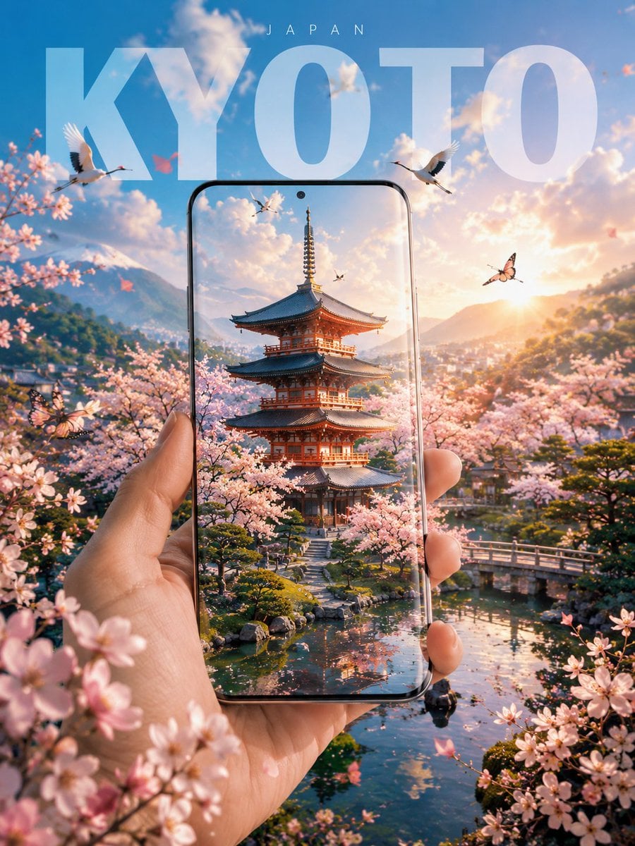 Kyoto Travel Portal Poster