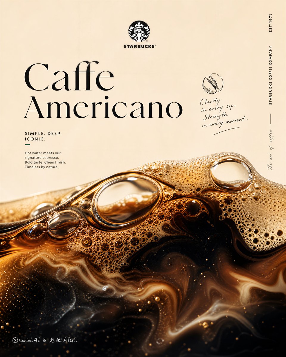 Close-up of coffee foam with large reflective bubbles and swirling dark liquid beneath.