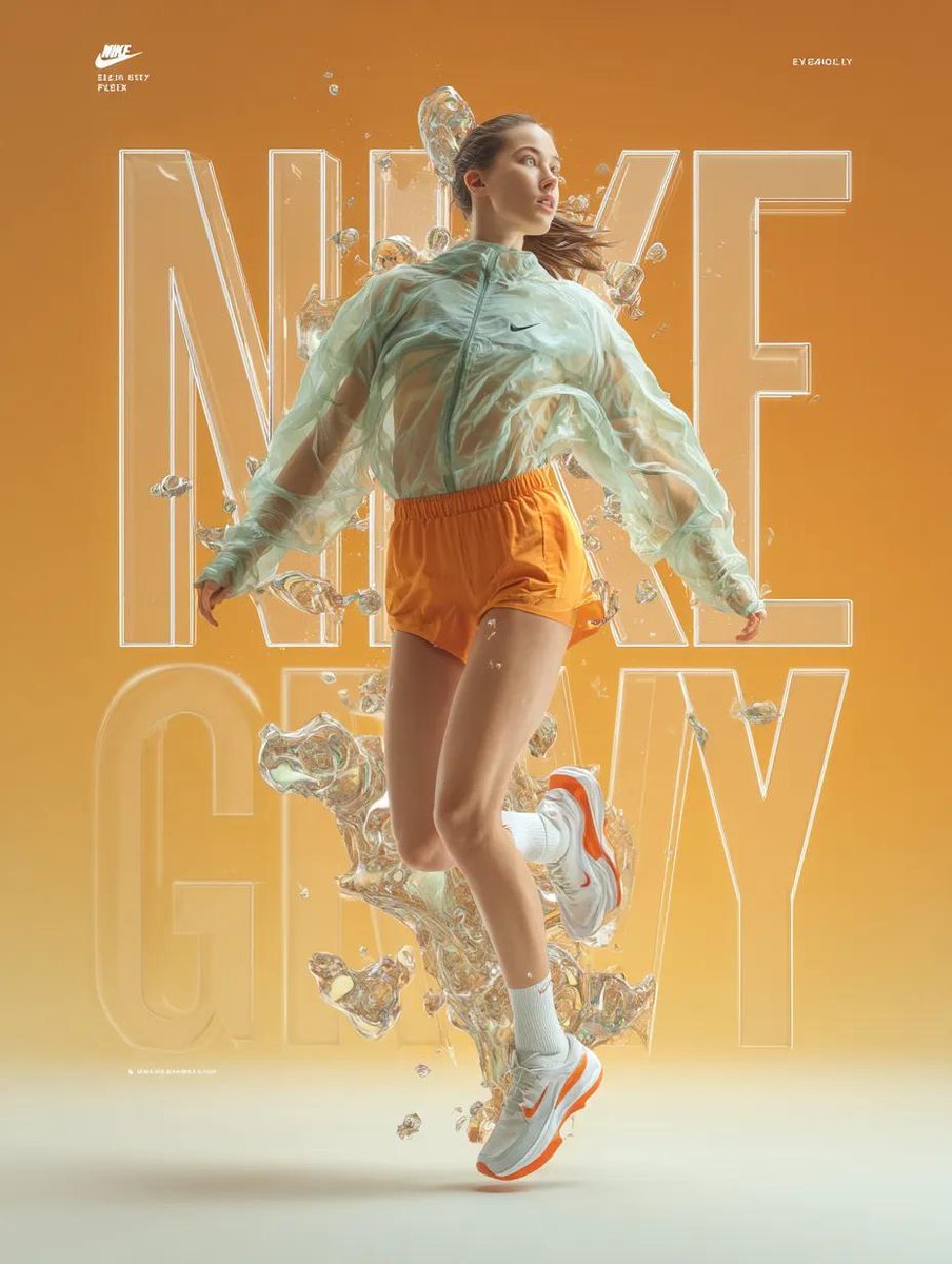 Futuristic Sports Fashion Poster