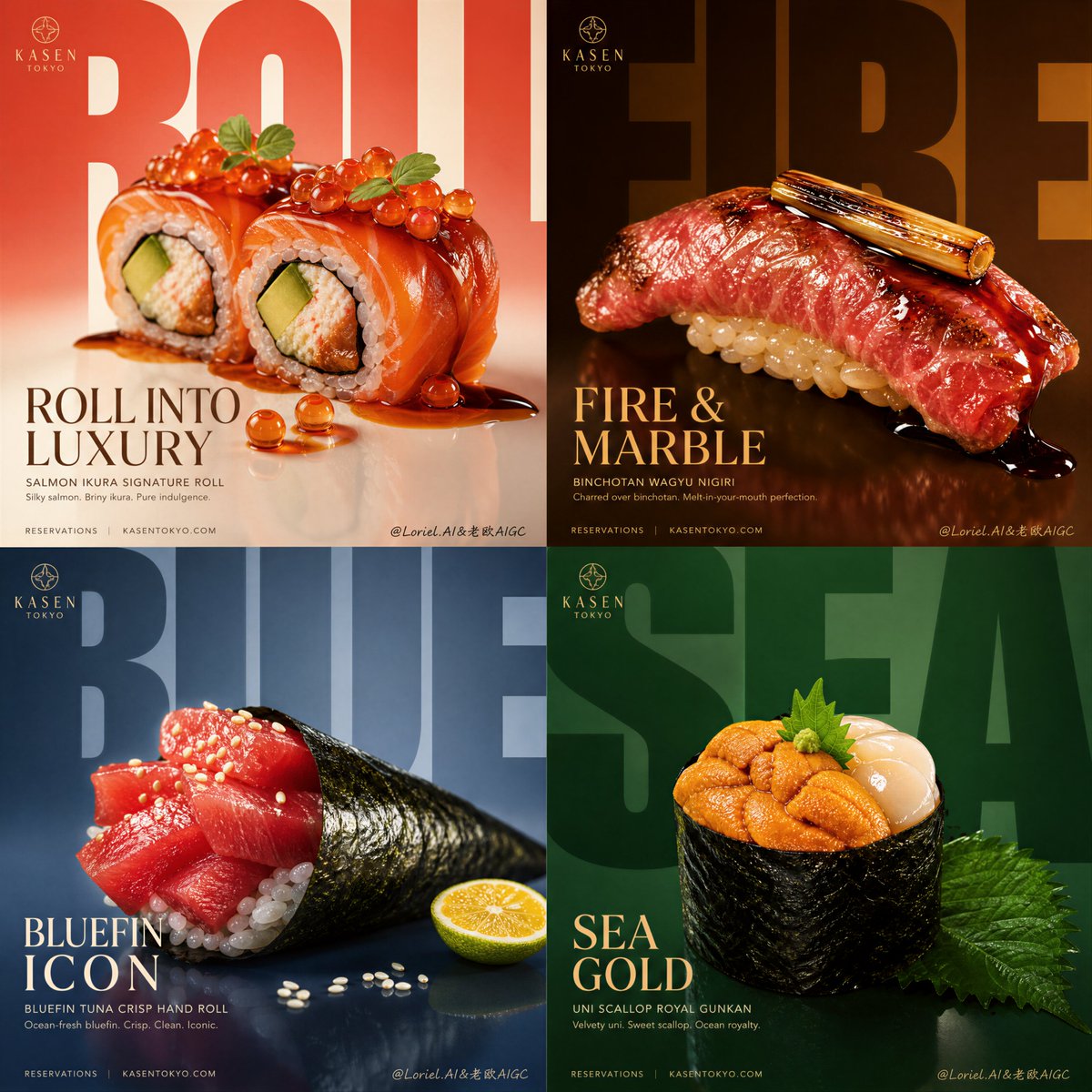 Luxury Western Restaurant Campaign Poster
