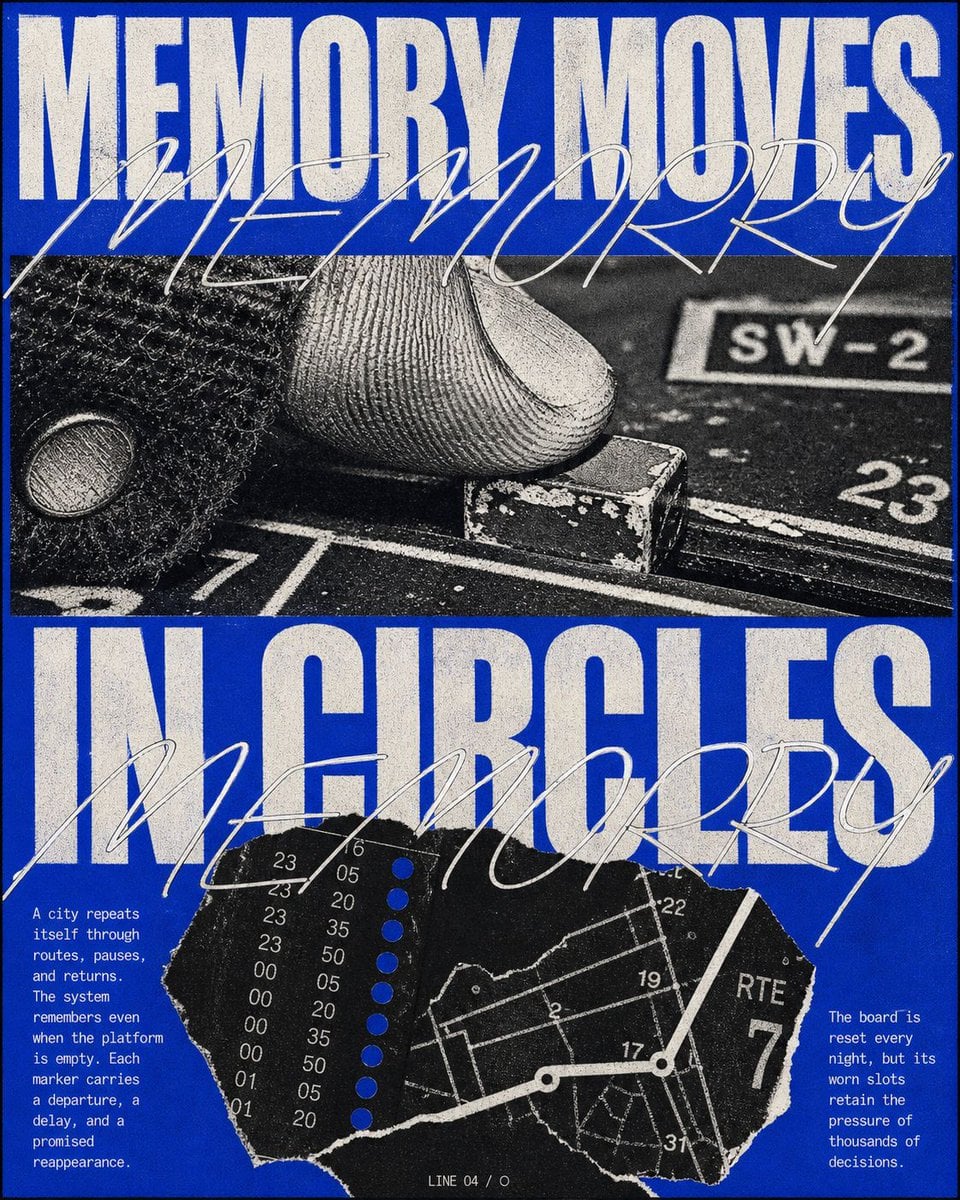 Cobalt Xerox Editorial Poster