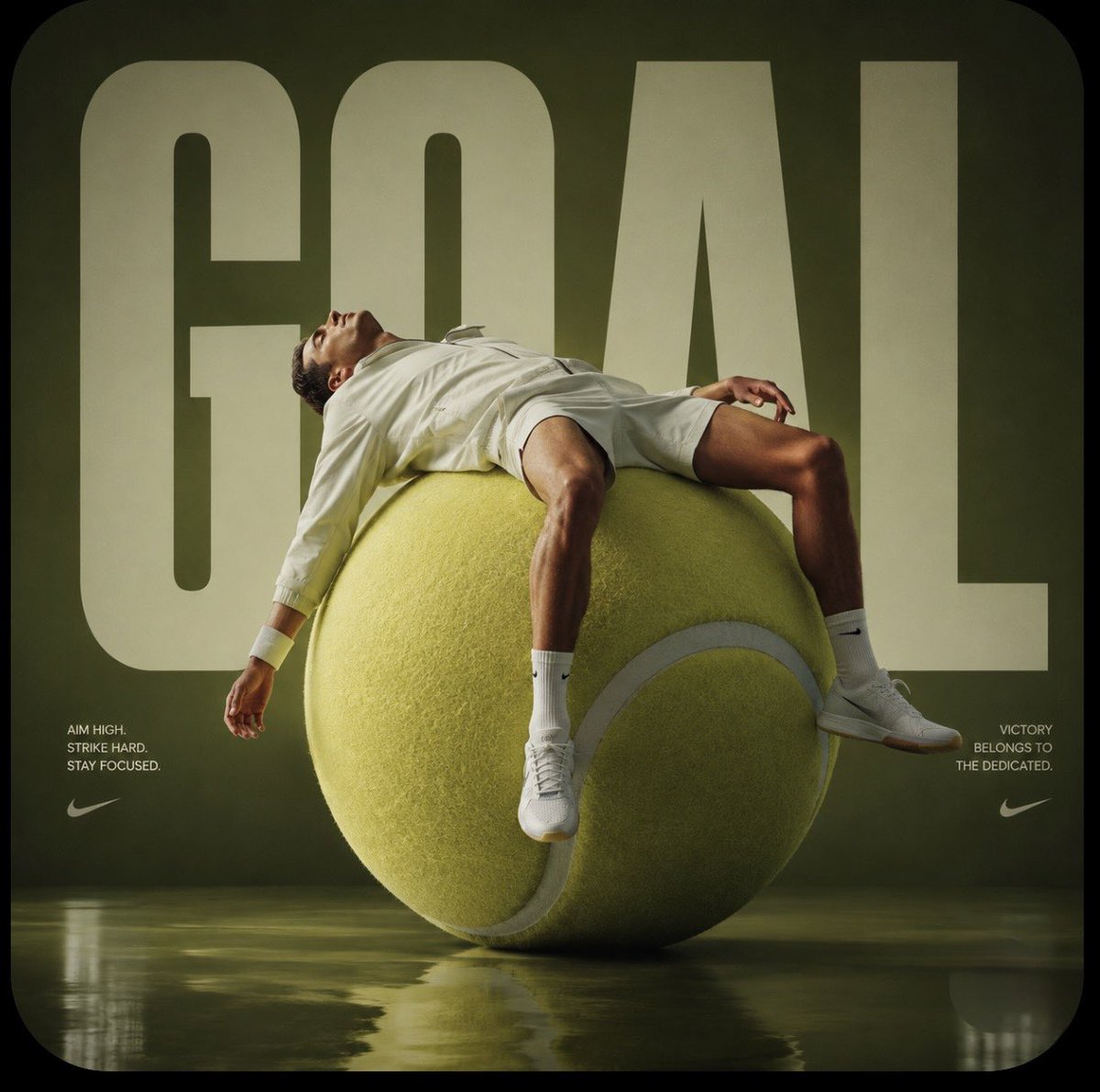 Monumental Tennis Goal Poster