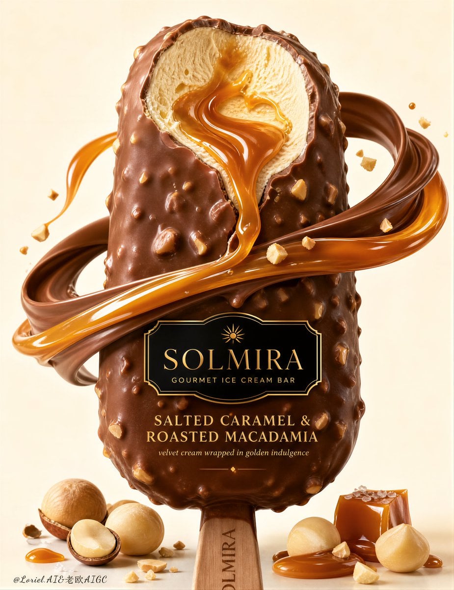 Salted Caramel Ice Cream Bar