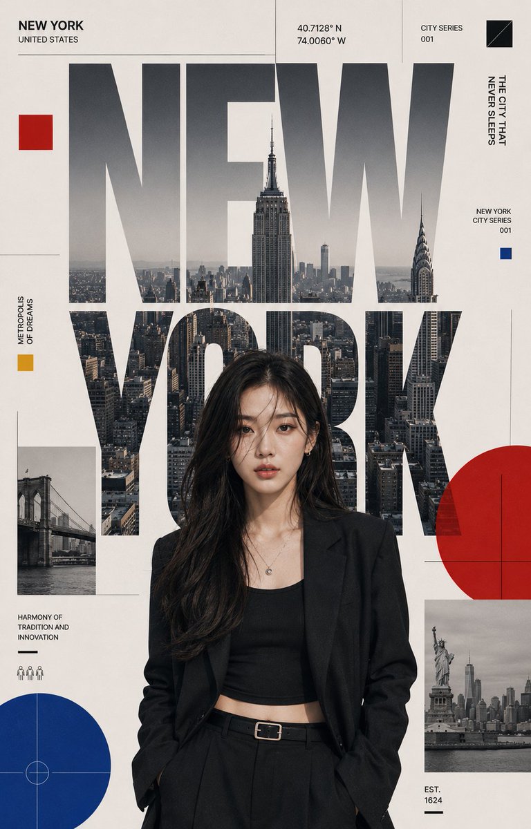 Swiss Style City Poster Portrait