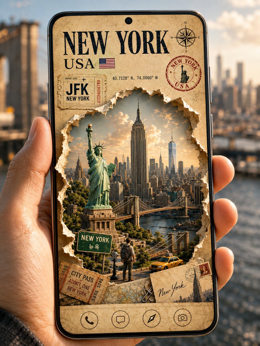 New York Travel Poster
