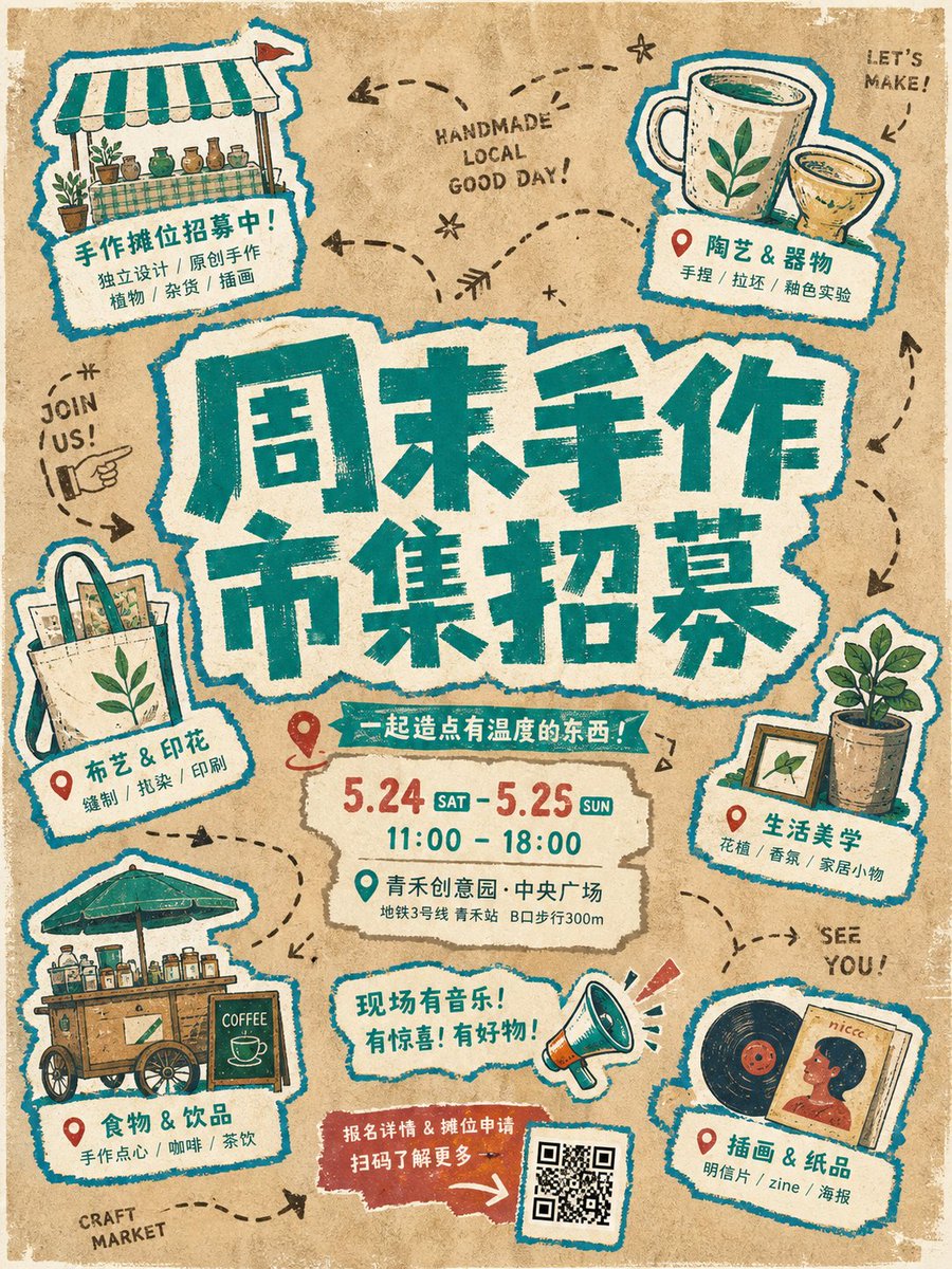 Handmade Craft Fair Poster