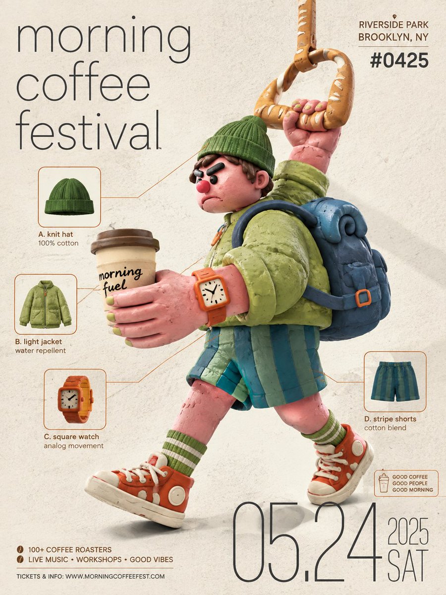 Clay Coffee Festival Poster