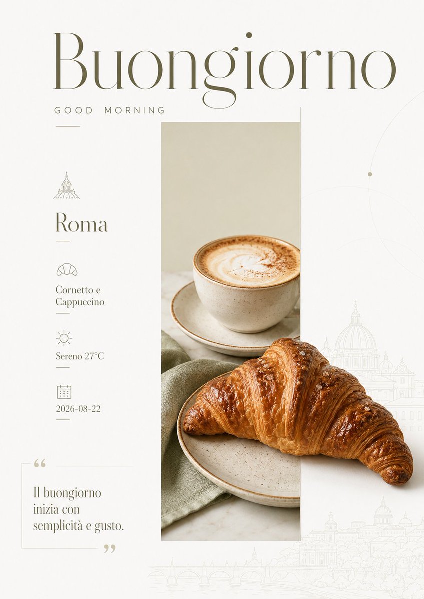 Minimal Luxury Morning Poster
