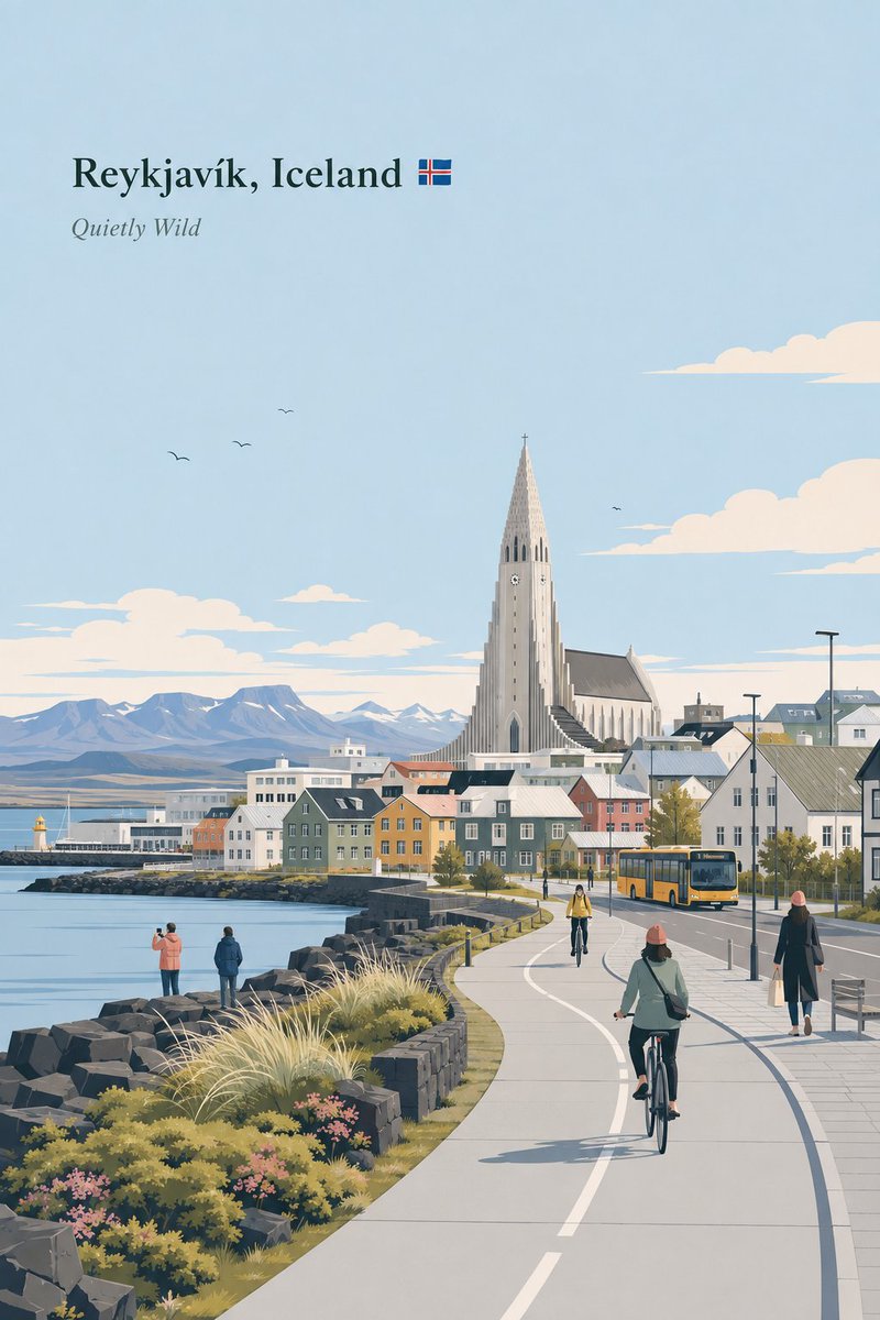 Minimal City Travel Poster
