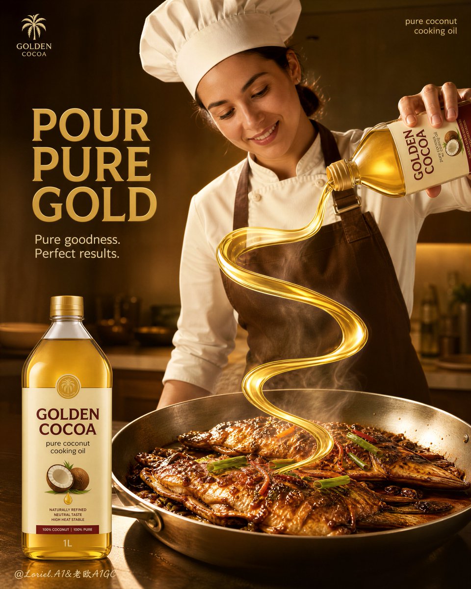 Coconut Oil Cooking Poster