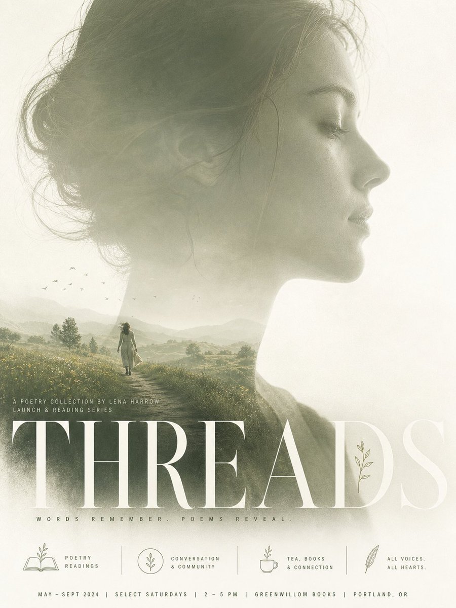 Double Exposure Poetry Poster