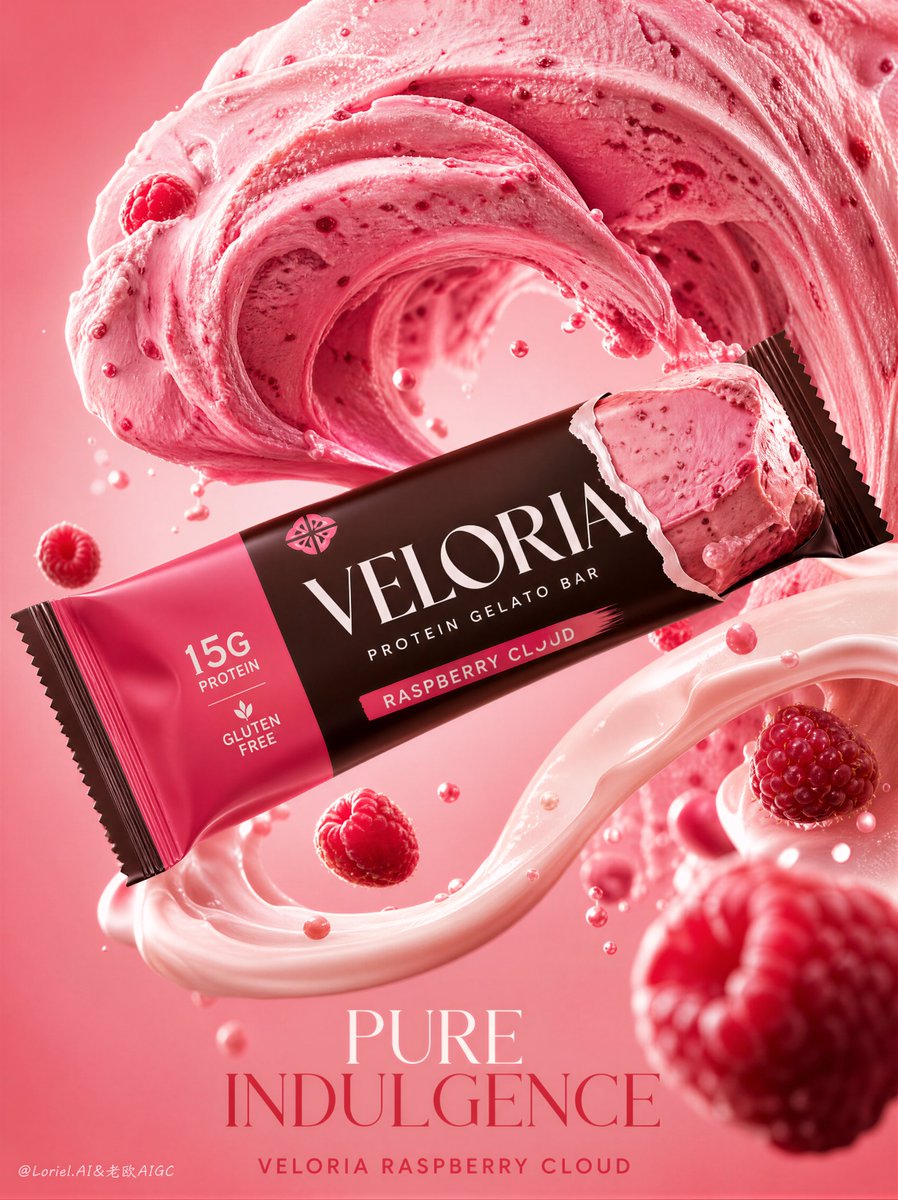 Raspberry Gelato Bar Ad