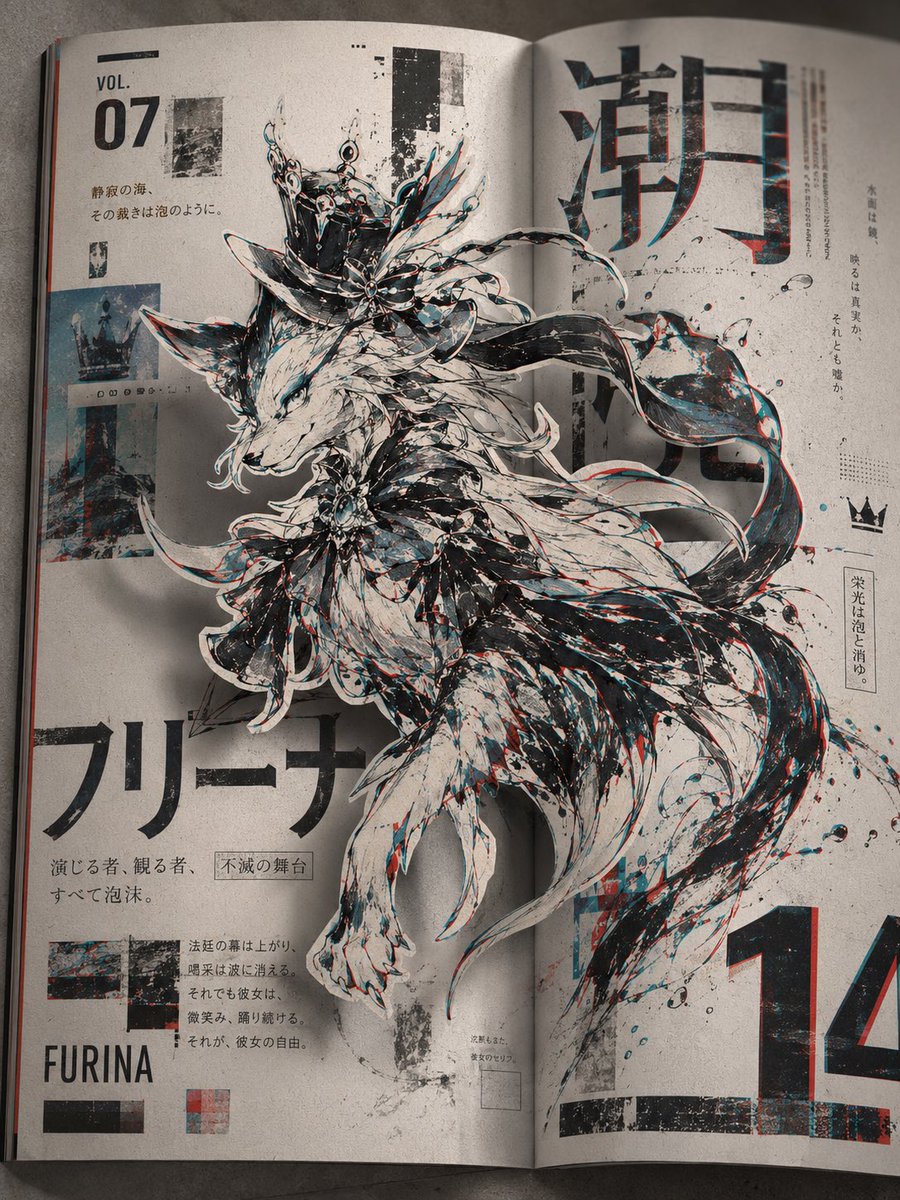Experimental Zine Animal Spread