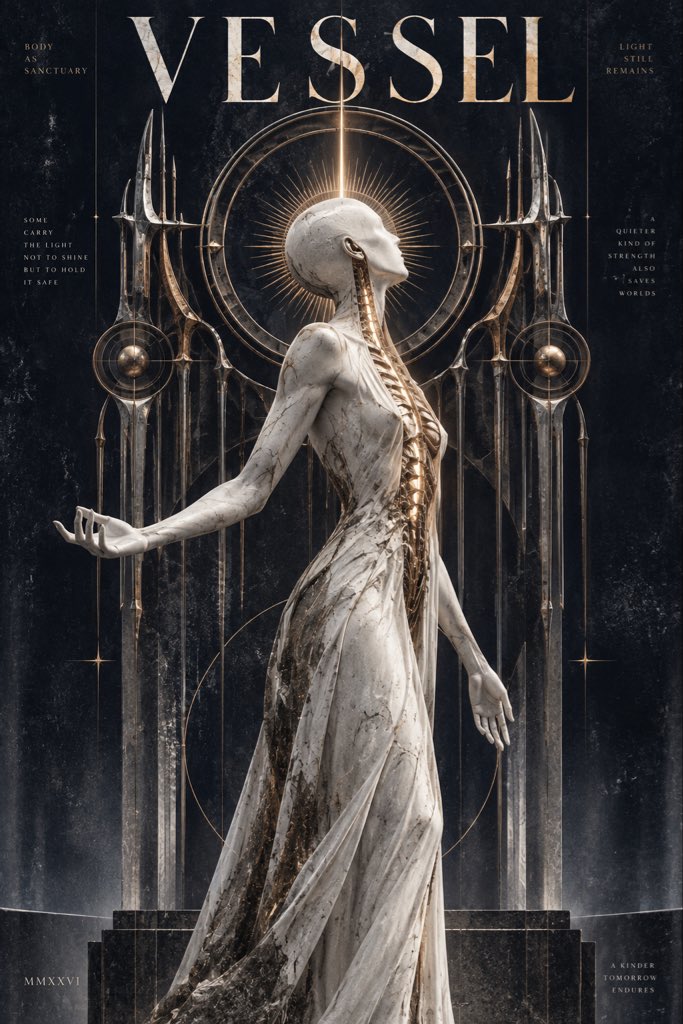 Sacred Futurist Poster Design